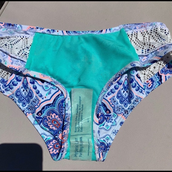 NWT GOSSIP Mandala Design Hipster Bikini Swim Bathing Suit Bottoms M - Picture 6 of 7